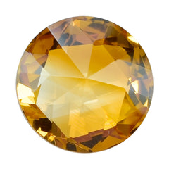 CITRINE (GOLDEN) HIGH DOME ROSE CUT ROUND (DES#17) (COLOR ZONING C-1) 12MM 6.63 Cts.