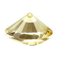 CITRINE (YELLOW) CLUBS TOP ROUND (DES#93) (C-4) 12MM 5.25 Cts.