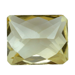 CITRINE (YELLOW) SPECIAL CHECKER CUT OCTAGON (DES#56) (C-4) 12X10MM 5.23 Cts.