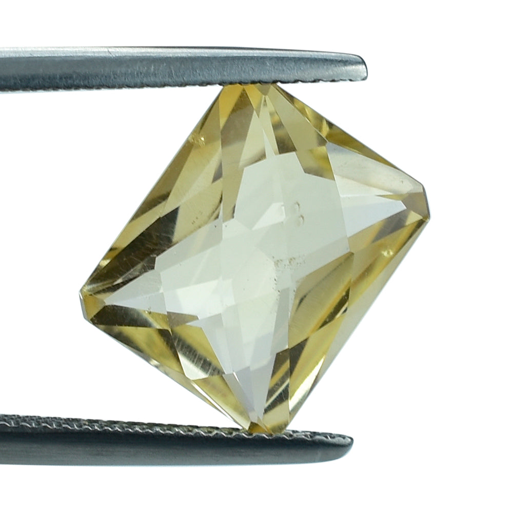 CITRINE (YELLOW) SPECIAL CHECKER CUT OCTAGON (DES#56) (C-4) 12X10MM 5.23 Cts.