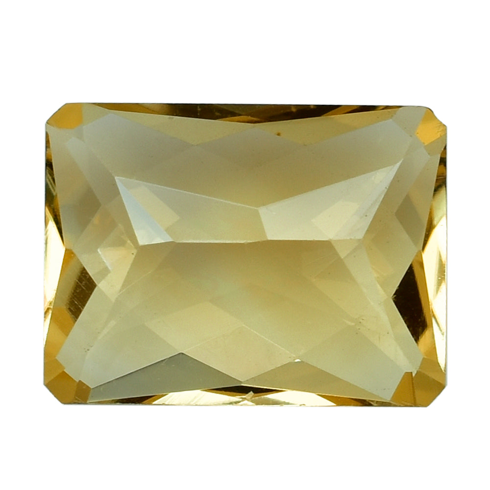 CITRINE (YELLOW) SPECIAL CHECKER CUT OCTAGON (DES#57) (C-3) 16X12MM 9.98 Cts.