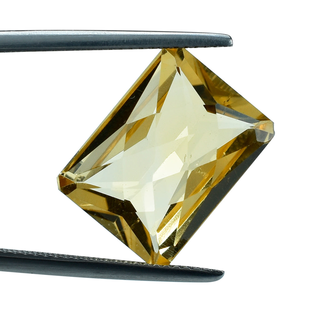 CITRINE (YELLOW) SPECIAL CHECKER CUT OCTAGON (DES#57) (C-3) 16X12MM 9.98 Cts.