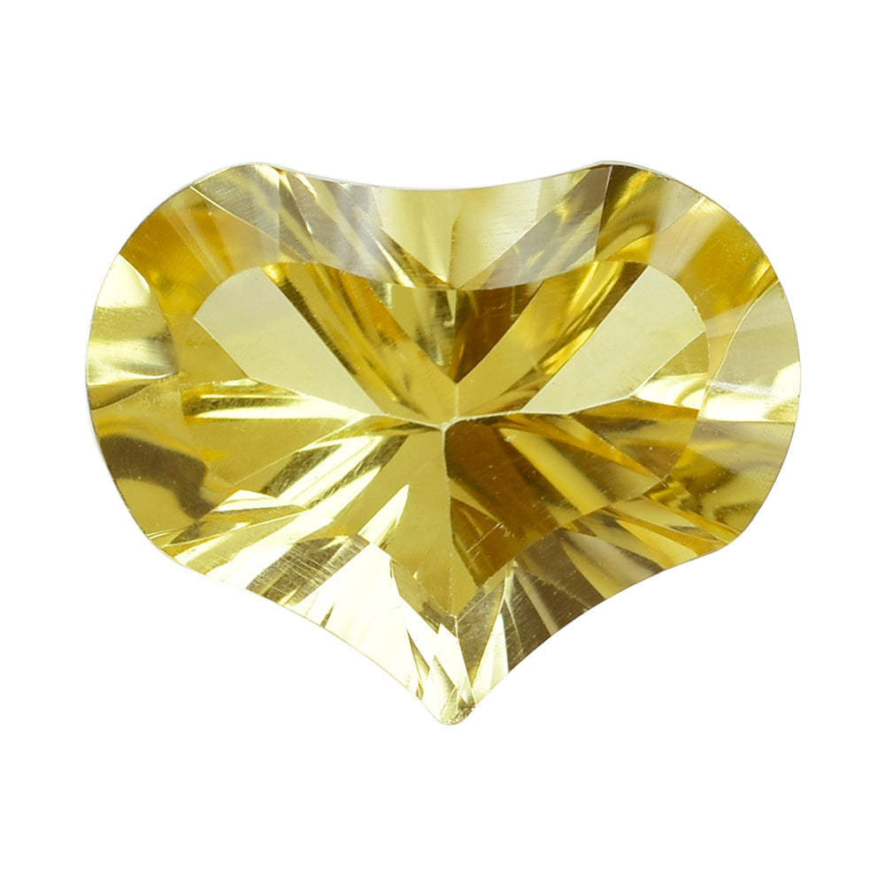 CITRINE (YELLOW) SPADE )DES#96) C-3 14X11MM 5.65 Cts.