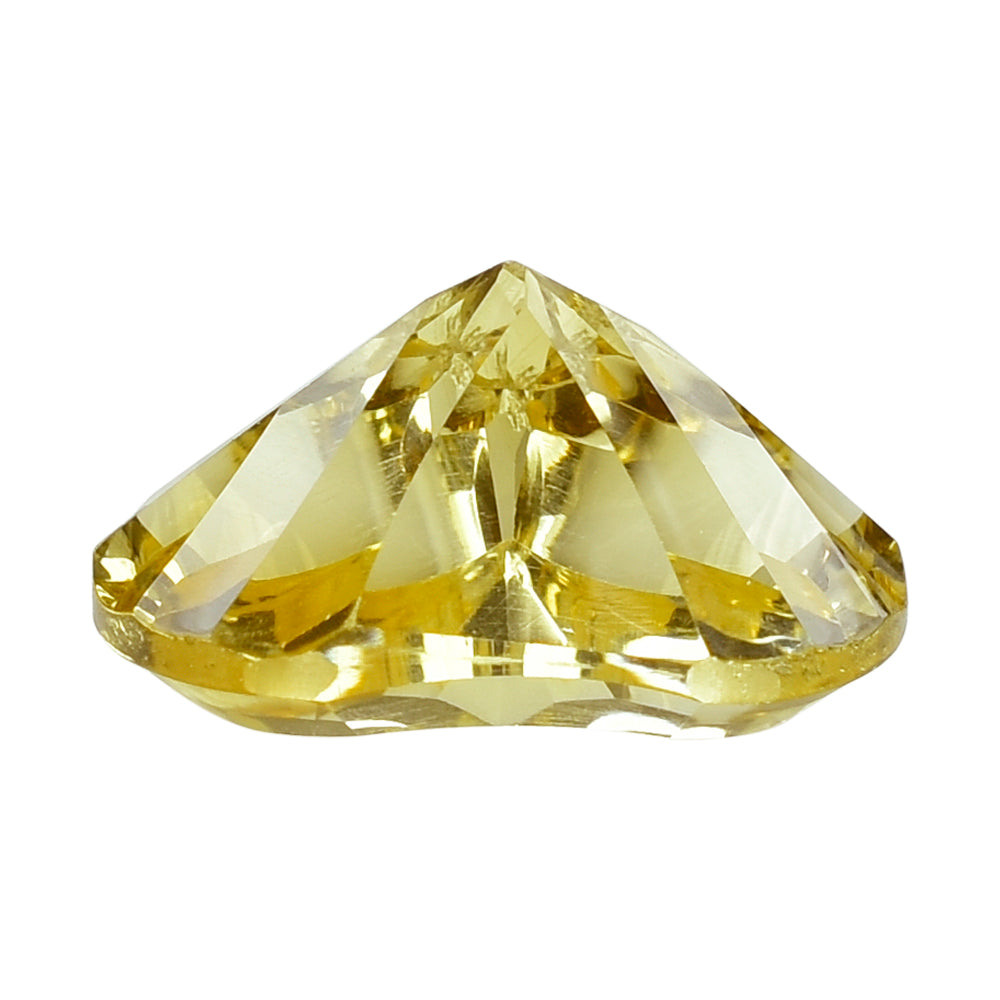 CITRINE (YELLOW) SPADE )DES#96) C-3 14X11MM 5.65 Cts.