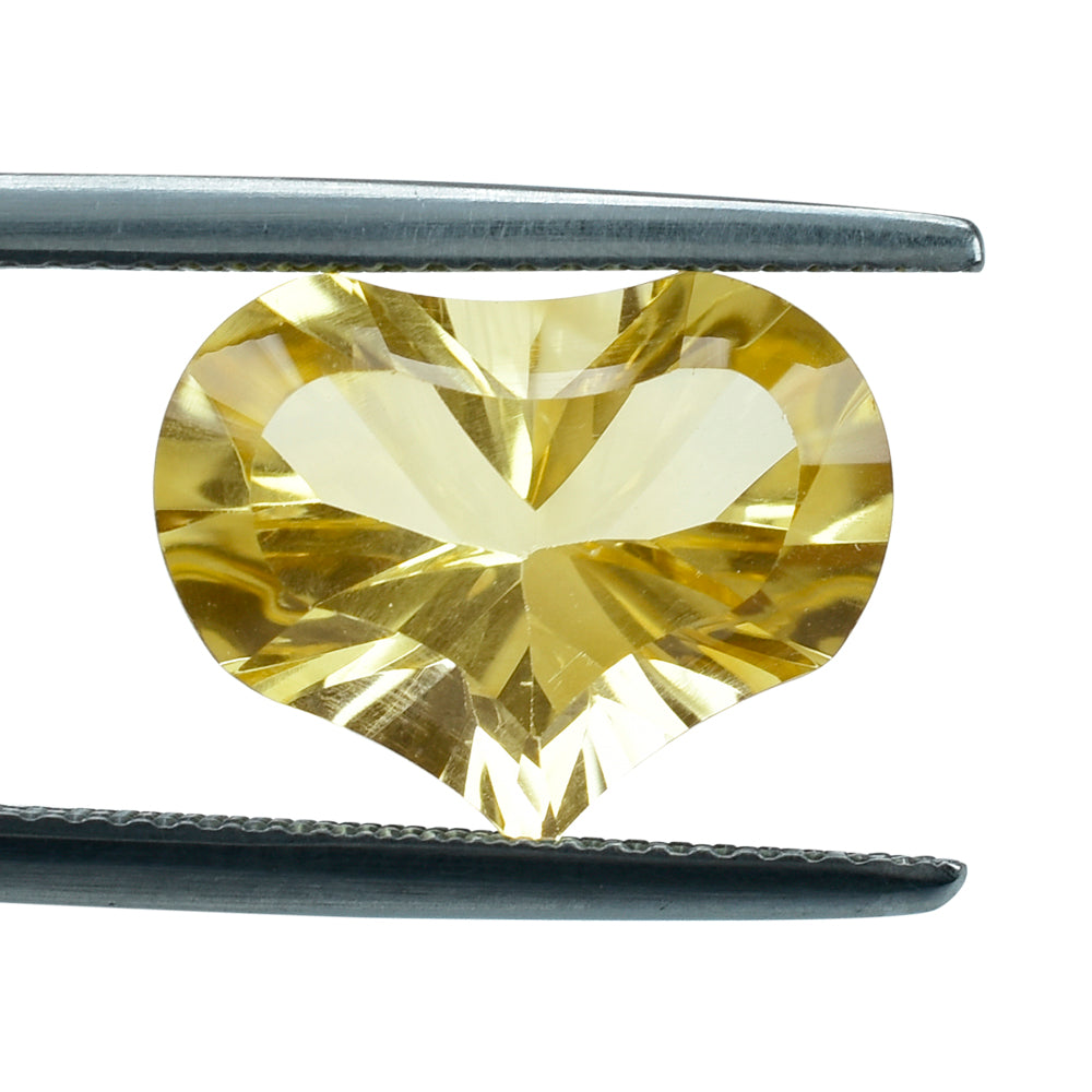 CITRINE (YELLOW) SPADE )DES#96) C-3 14X11MM 5.65 Cts.