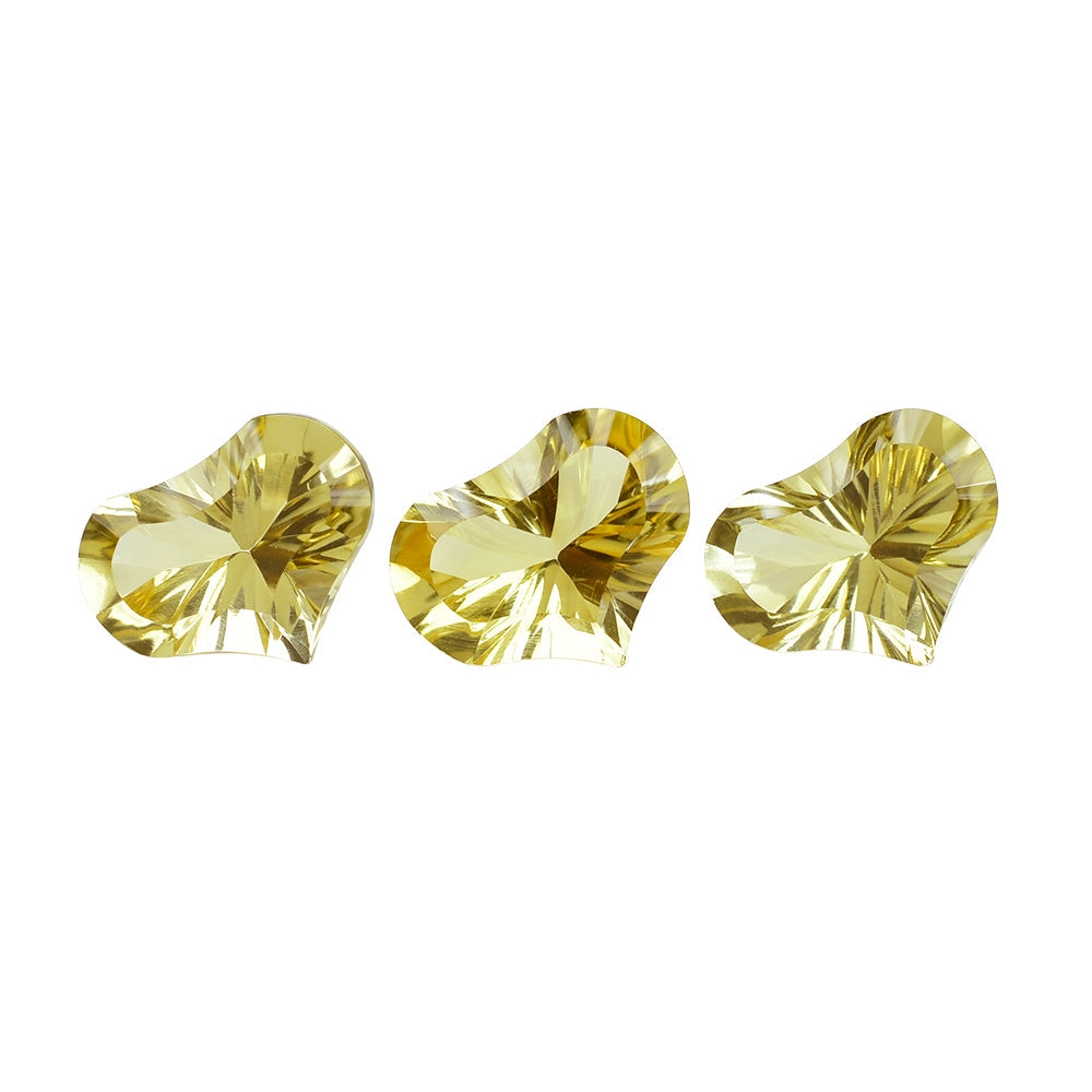 CITRINE (YELLOW) SPADE )DES#96) C-3 14X11MM 5.65 Cts.