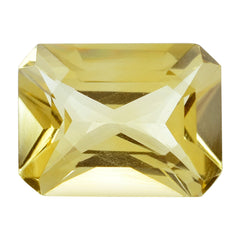 CITRINE (YELLOW) RADIANT CUT WITH OCTAGON TABLE (DES#1) (C-3) 16X12MM 9.67 Cts.