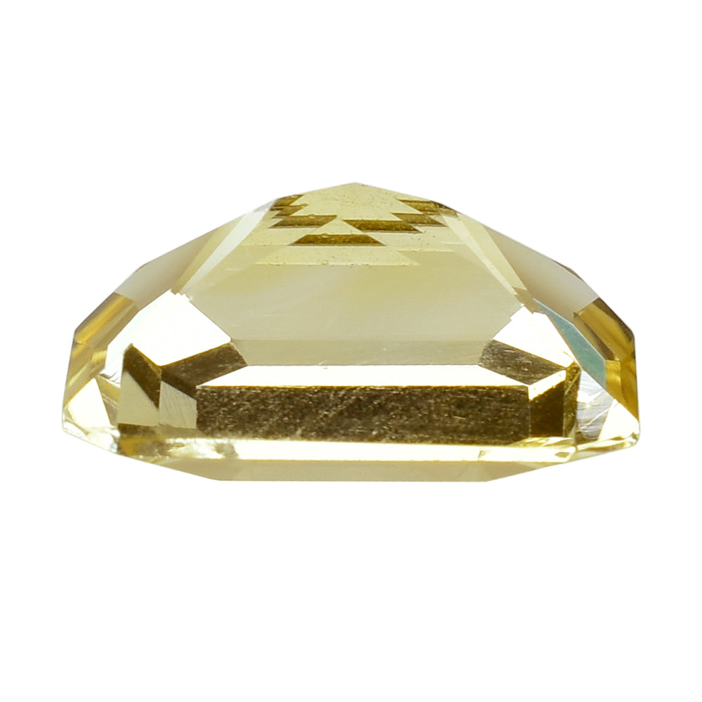 CITRINE (YELLOW) RADIANT CUT WITH OCTAGON TABLE (DES#1) (C-3) 16X12MM 9.67 Cts.