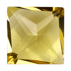 CITRINE (YELLOW) STEP CUT TOP PRINCESS CUT BACK SQUARE (DES#91) (C-3) 10MM 4.53 Cts.