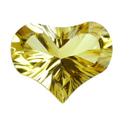 CITRINE (YELLOW) SPADE (DES#96) (C-3) 20X16MM 15.00 Cts.