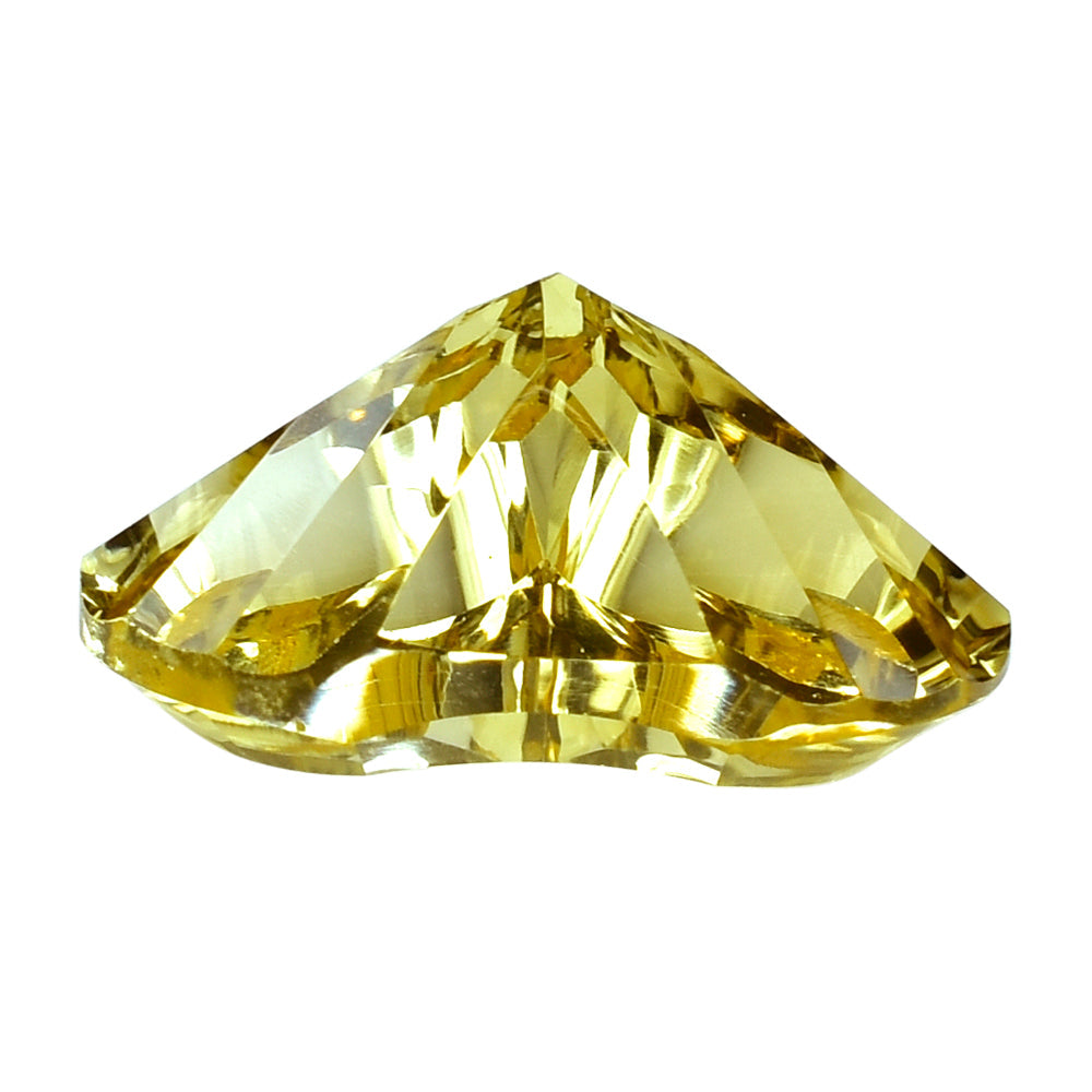 CITRINE (YELLOW) SPADE (DES#96) (C-3) 20X16MM 15.00 Cts.