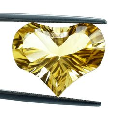CITRINE (YELLOW) SPADE (DES#96) (C-3) 20X16MM 15.00 Cts.