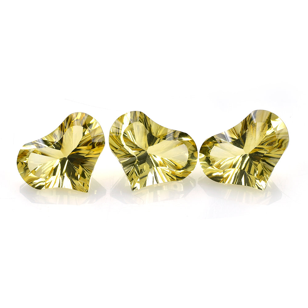 CITRINE (YELLOW) SPADE (DES#96) (C-3) 20X16MM 15.00 Cts.