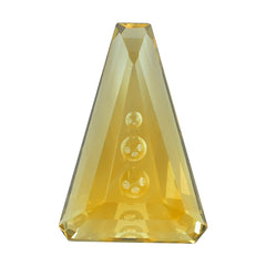 CITRINE (YELLOW) SUPER BUBBLE TRAPOZOID (DES#120) )C-3) 24X16MM 20.58 Cts.
