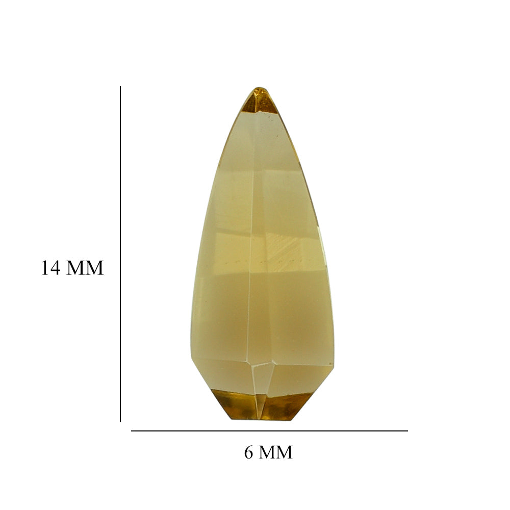 CITRINE (YELLOW) LADY FINGER (DES#18) (C-3) 14X6MM 3.27 Cts.