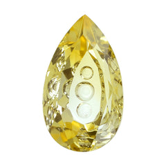 CITRINE (YELLOW) SUPER BUBBLE PEAR (DES#123) (C-4) 20X12MM 10.84 Cts.