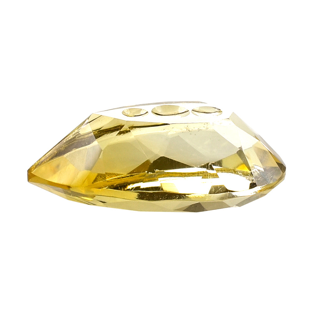 CITRINE (YELLOW) SUPER BUBBLE PEAR (DES#123) (C-4) 20X12MM 10.84 Cts.