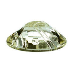 CITRINE (YELLOW) FLAT BUFFTOP SUPER BUBBLE OVAL (C-4) 20X15MM 12.75 Cts.