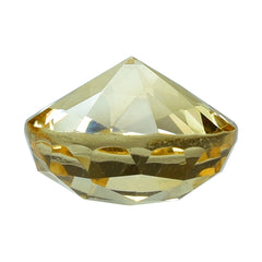 CITRINE (YELLOW) HIGH DOME ROSE CUT ROUND (DES#17) (C-3) 15MM 13.15 Cts.