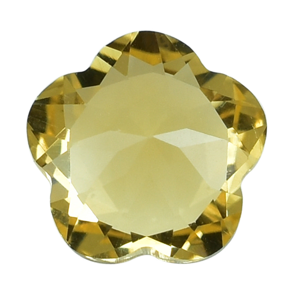 CITRINE (GOLDEN) CUT FLOWER LEAF 8.00MM (C-2) (THICKNESS :-4.80-5.20MM) 1.79 Cts.