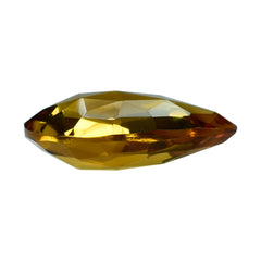 CITRINE (ORANGE) ROSE CUT BRIOLETTE PEAR 14X10MM 3.88 Cts.