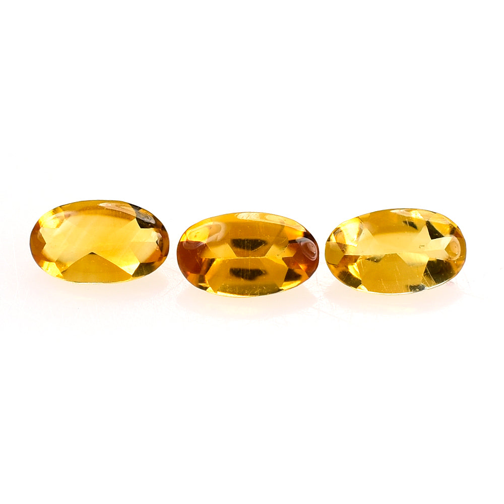 CITRINE BUFFTOP OVAL 5X3MM 0.18 Cts.