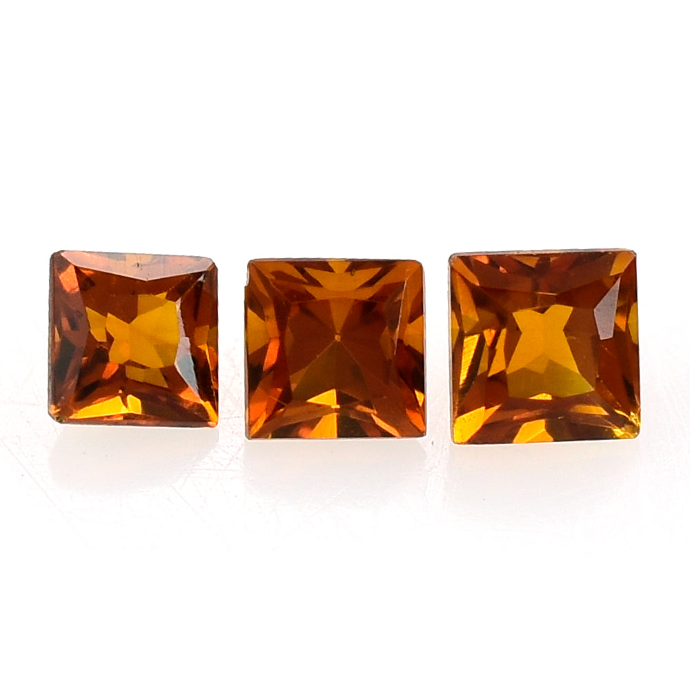 CITRINE PRINCESS CUT SQUARE (C-1) 2.50MM 0.08 Cts.