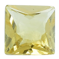 CITRINE PRINCESS CUT SQUARE (C-1) 3MM 0.14 Cts.