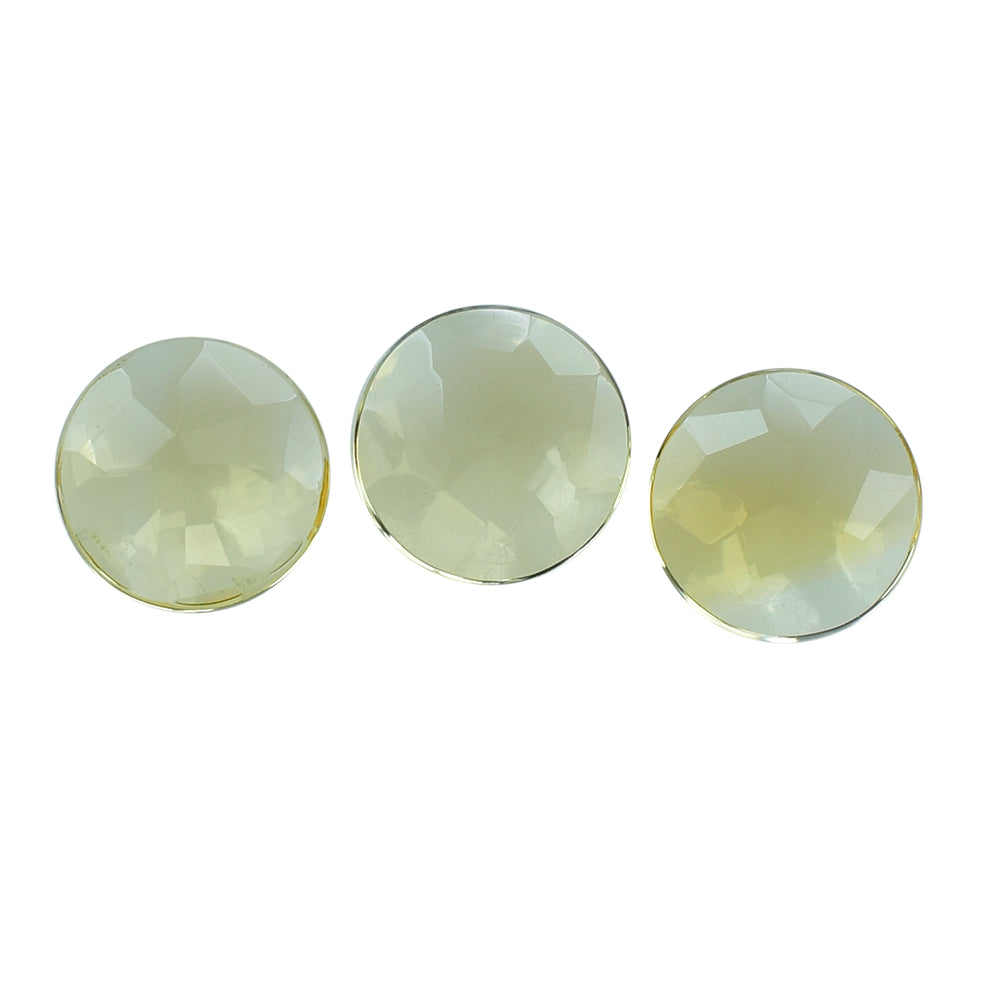 CITRINE (C-3)  IRREGULAR BRIOLETTE ROUND 5.50MM 0.67 Cts.