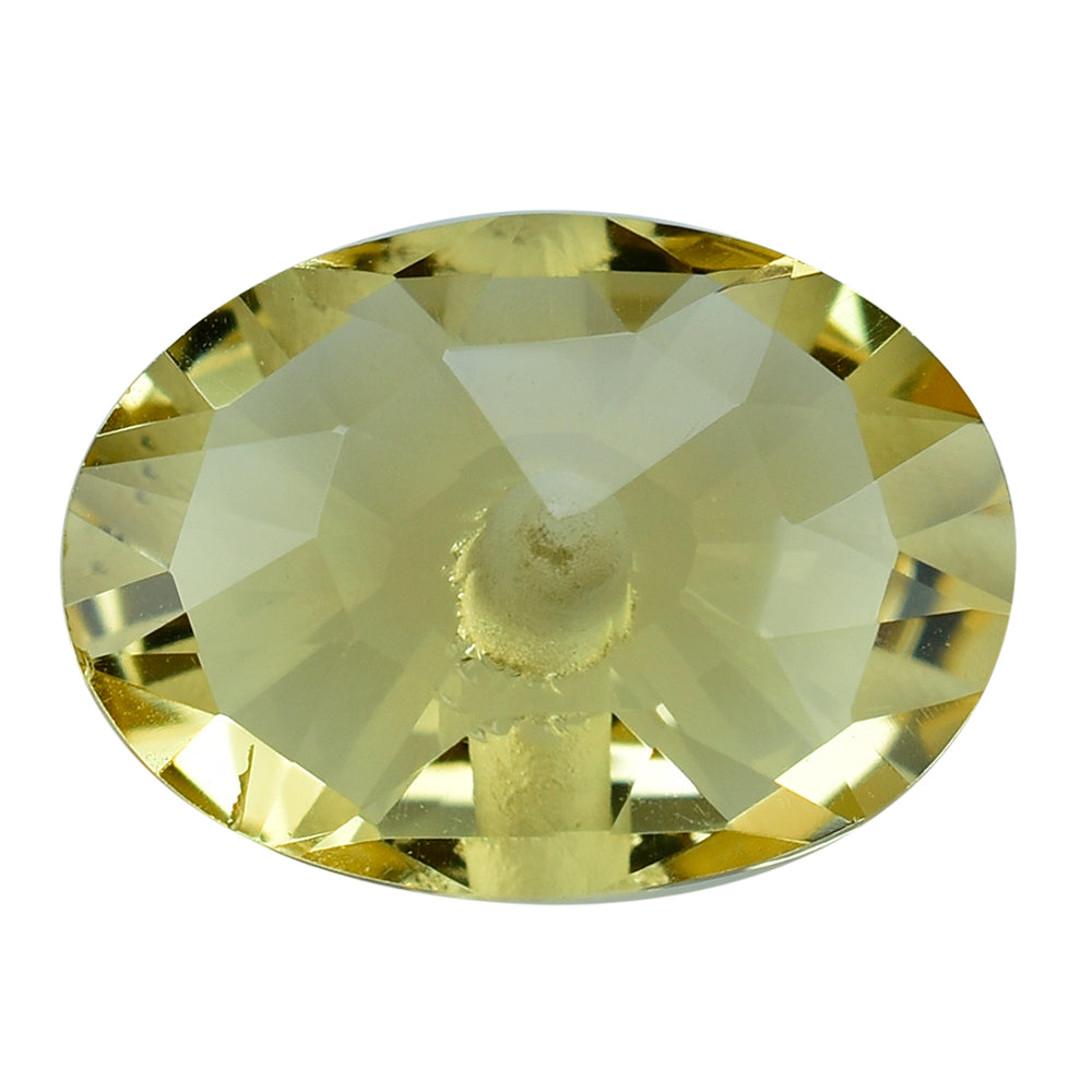 CITRINE IRREGULAR CUT BRIOLETTE OVAL (C-4) (FULL DRILL) 14X10MM 4.88 Cts.