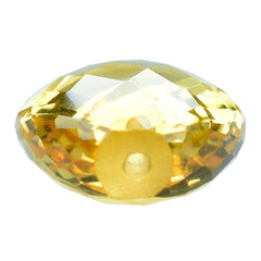 CITRINE BRIOLETTE PEAR (HALF DRILL) 14X11MM 6.56 Cts.