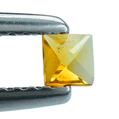 GOLDEN CITRINE FANCY SQUARE 3MM 0.25 Cts.