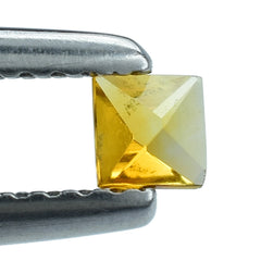 GOLDEN CITRINE FANCY SQUARE 3MM 0.25 Cts.