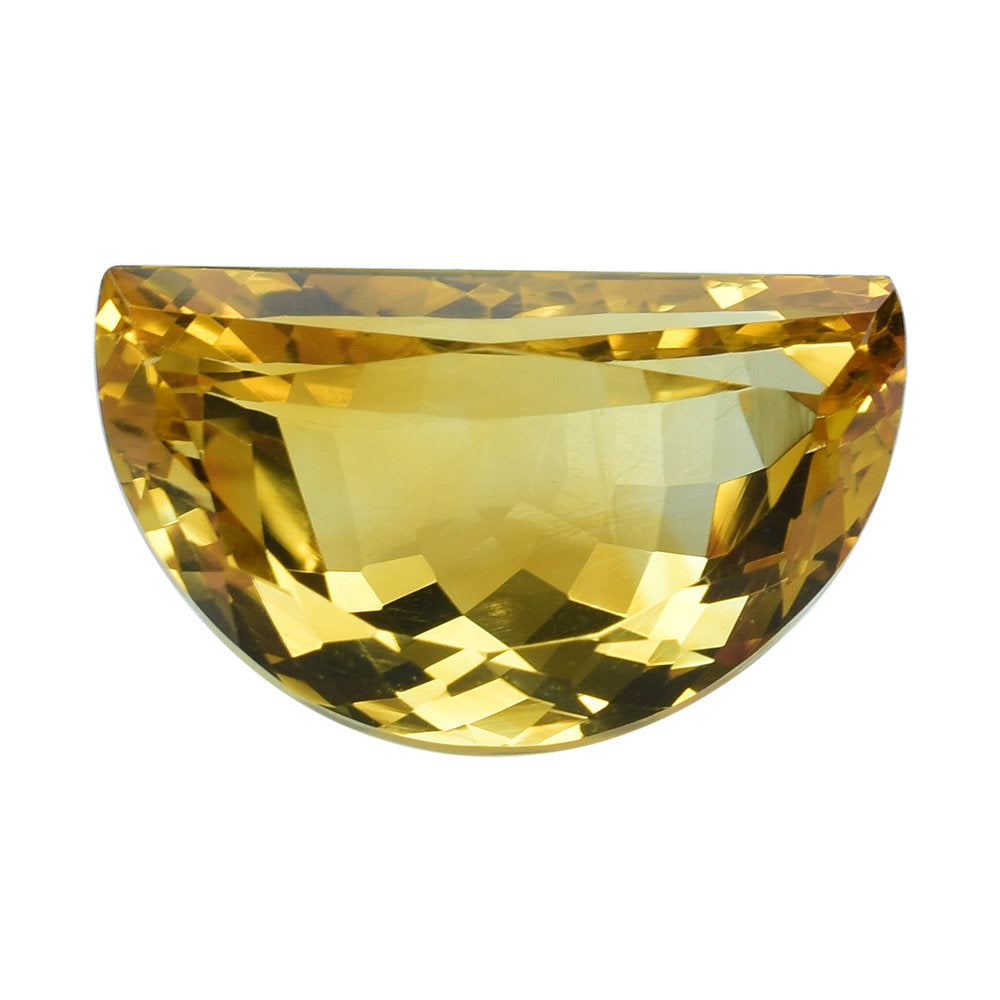 ORANGE CITRINE SLICE 21x13MM 19.86 Cts.