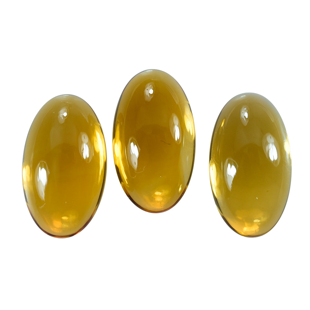 CITRINE OVAL CAB 14X8MM 3.50 Cts.