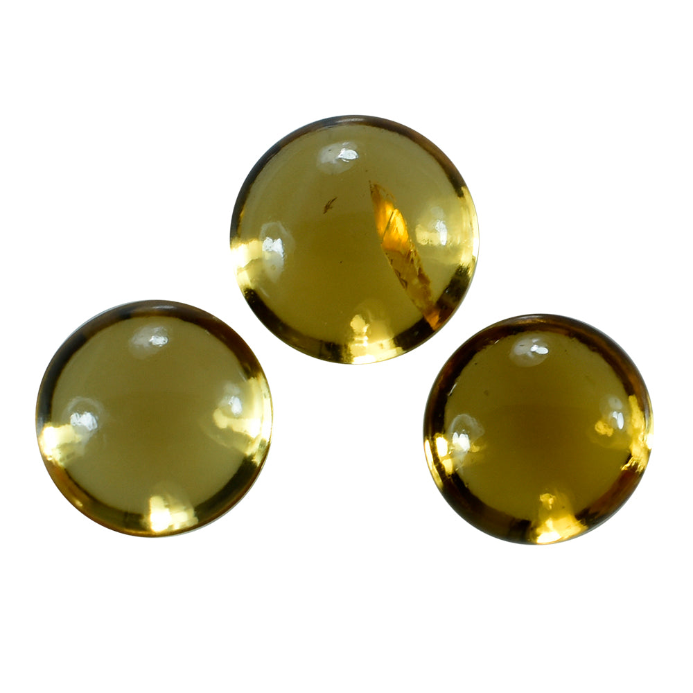 CITRINE ROUNDEL CAB (C-1) 8-8.50MM 2.43 Cts.
