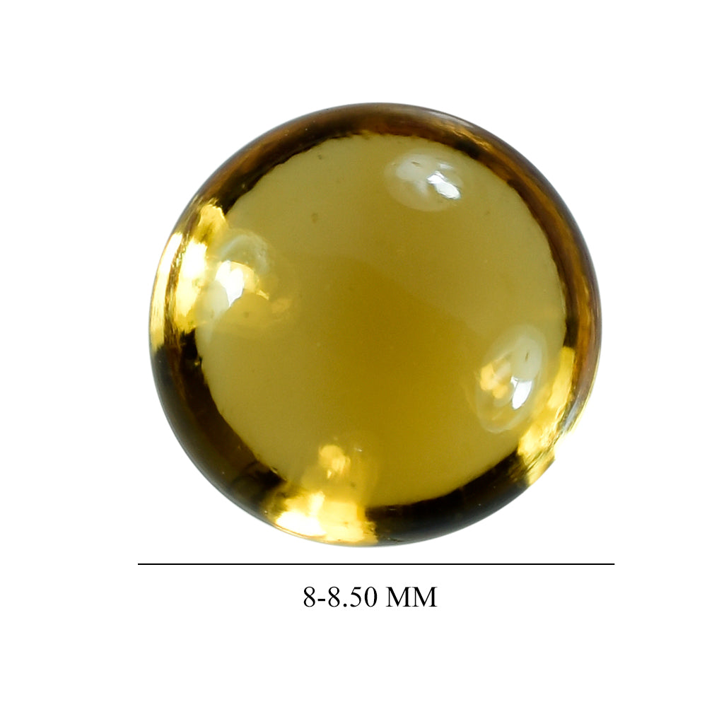 CITRINE ROUNDEL CAB (C-1) 8-8.50MM 2.43 Cts.