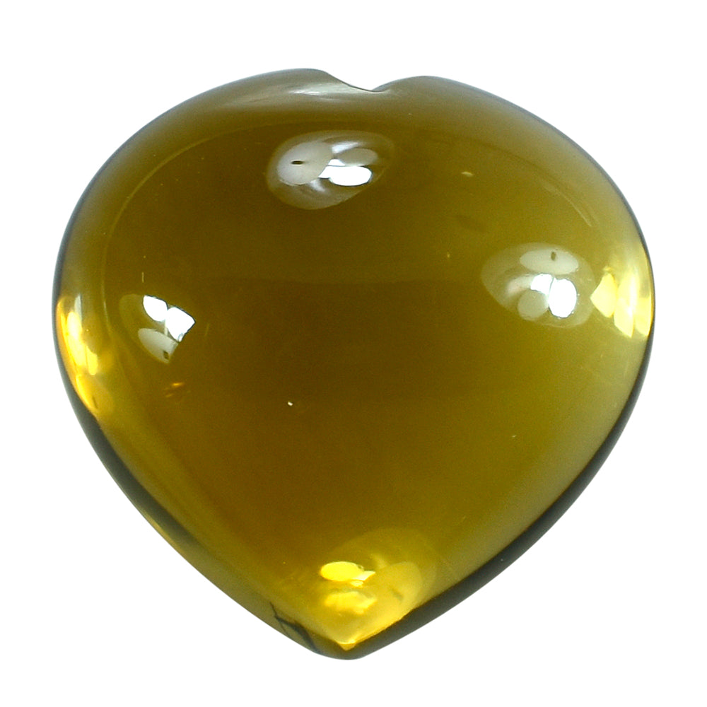 CITRINE HEART CAB 13MM 7.25 Cts.