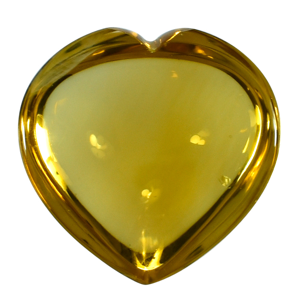 CITRINE HEART CAB 13MM 7.25 Cts.