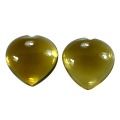 CITRINE HEART CAB 13MM 7.25 Cts.