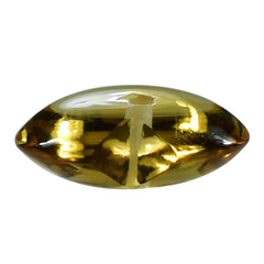 CITRINE LENTIL HEART (FULL DRILL)12X9.50MM 3.78 Cts.