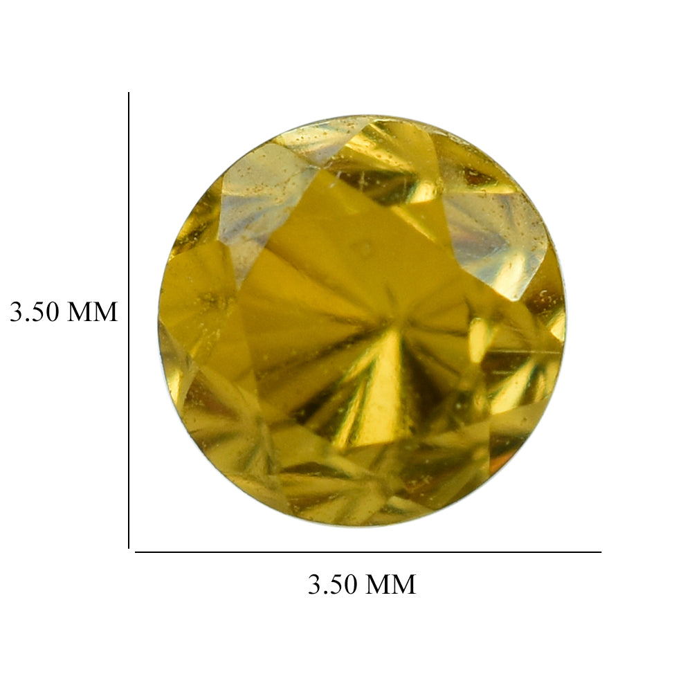 CITRINE CUT ROUND 3.50MM 0.30 Cts.