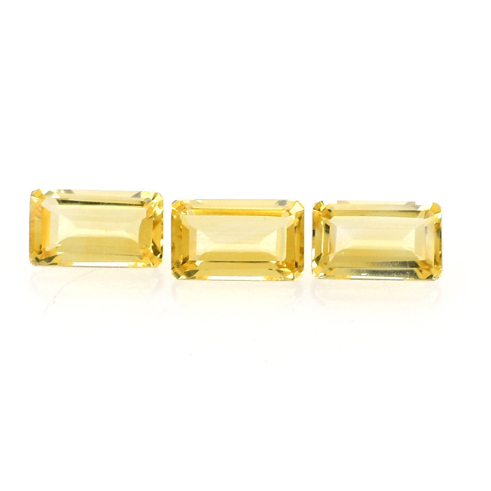 GOLDEN CITRINE CUT OCTAGON (C-2/CLEAN) 5X3MM 0.29 Cts.