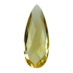 GOLDEN CITRINE BRIOLETTE PEAR 18X7MM 3.14 Cts.