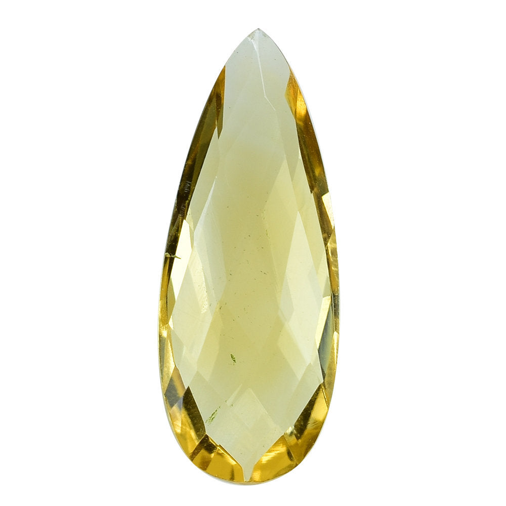 GOLDEN CITRINE BRIOLETTE PEAR 18X7MM 3.14 Cts.