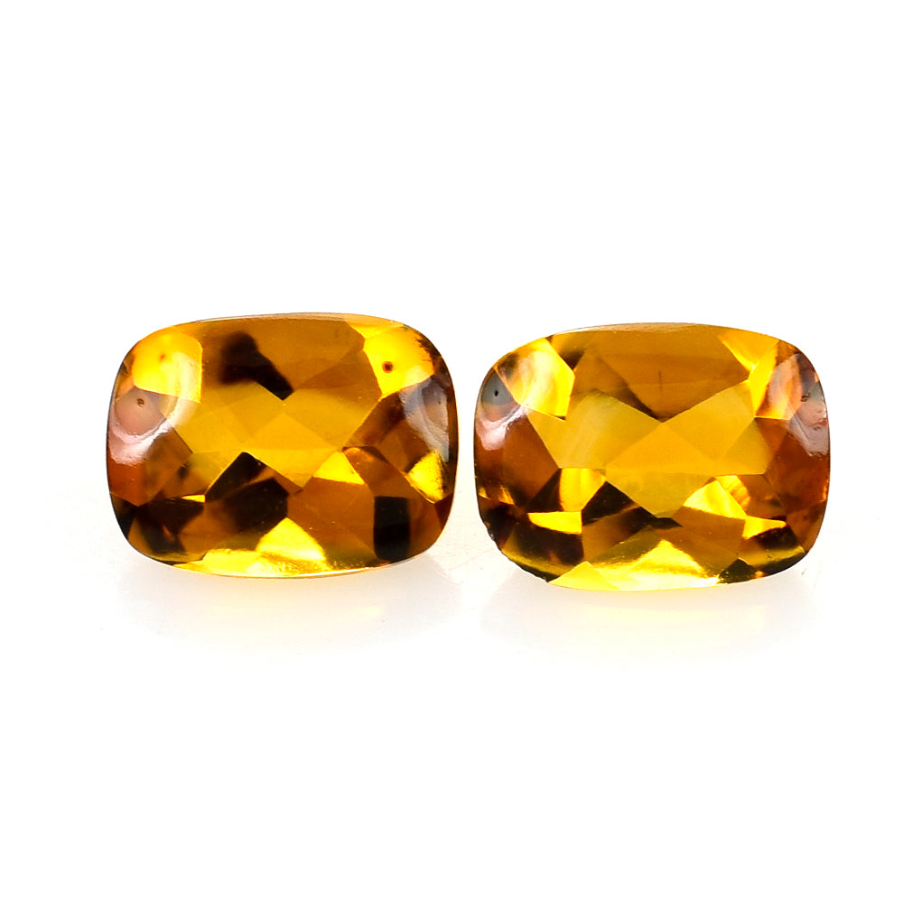 CITRINE BUFFTOP CUSHION 8X6MM 1.25 Cts.