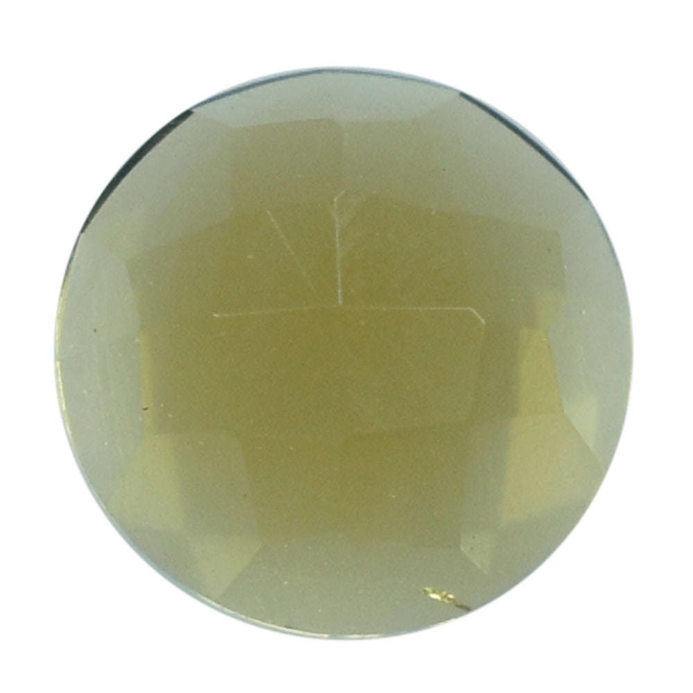 CITRINE CHECKER ROUND CAB 4MM 0.27 Cts.