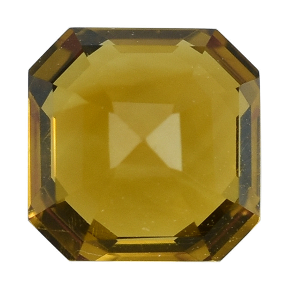 GOLDEN CITRINE (TOP) ASSCHER CUT SQUARE - OCTAGON 5.50MM 0.90 Cts.