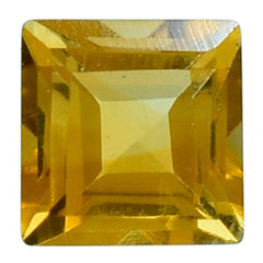 CITRINE CUT SQUARE 2.50MM (C-1) 0.09 Cts.