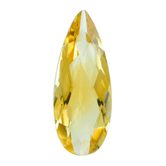 CITRINE CHECKER CUT PEAR (C-3) 15X6MM 2.12 Cts.